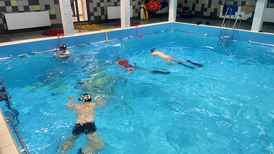 Hokej pod wodą Walenie Siemianowice Śląskie Trening 5 XI 2022. Koniec Walenia czyli Amatorska Liga Hokeja Pod Wodą